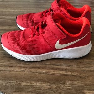 Boys red nikes